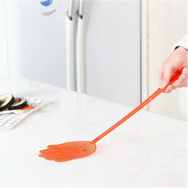 1PC Hand Palm Shaped Flyswatter Plastic Fly Swatters Mosquito Pest Control Insect Killer Home Kitchen Accessories Random Color