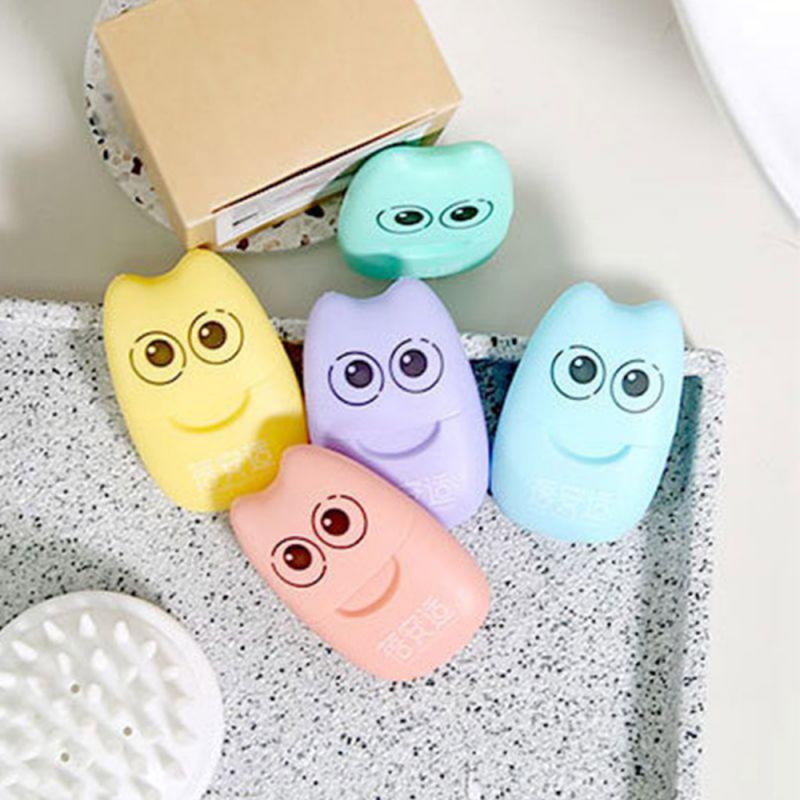 20Pcs Travel Hand-washing Soap Paper Disposable Soap Paper Clean Scented Slice Foaming Box Hand Washing Outdoor Soap Sheets