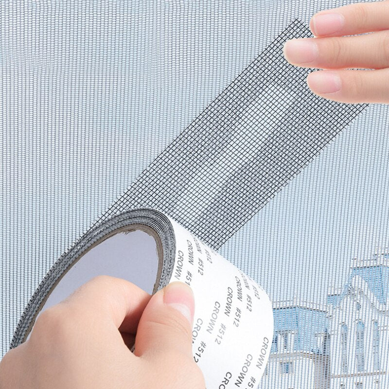 Anti Mosquito Fly Bug Window Net Self-adhesive Screen Repair Patch Tape Window Door Screen Home Net Mesh Broken Holes Repair