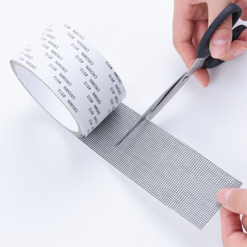 Anti Mosquito Fly Bug Window Net Self-adhesive Screen Repair Patch Tape Window Door Screen Home Net Mesh Broken Holes Repair