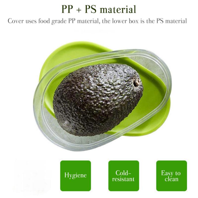 Avocado Storage Box Kitchen Saver Practical Food Crisper Storage Box Fruit Vegetable Container Keep Fresh Kitchen Accessories