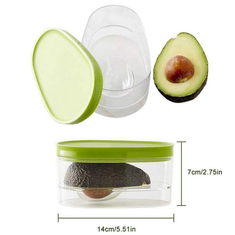 Avocado Storage Box Kitchen Saver Practical Food Crisper Storage Box Fruit Vegetable Container Keep Fresh Kitchen Accessories