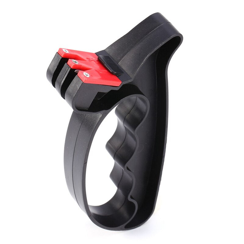 Knife Sharpener Professional 2 In 1 Handheld Scissors Knife Sharpening Stone Grinder Knives Whetstone Tungsten Knife Sharpenr