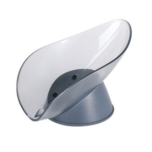 Leaf Shape Soap Box Drain Soap Holder Box Soap Dish Bathroom Shower Soap Holder Storage Plate Tray Bathroom Supplies Gadgets