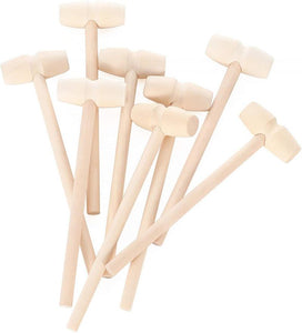 Mini Wooden Hammer Wood Mallets For Seafood Lobster Crab Leather Jewelry Crafts Wood Craft Chocolate Crushing Hammer Tools