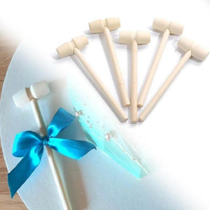 Mini Wooden Hammer Wood Mallets For Seafood Lobster Crab Leather Jewelry Crafts Wood Craft Chocolate Crushing Hammer Tools