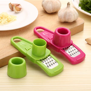 Multi Functional Manual Ginger Garlic Grinding Grater Slicer Cutter Utensils Garlic Peeler Microplaner Kitchen Crusher Tools