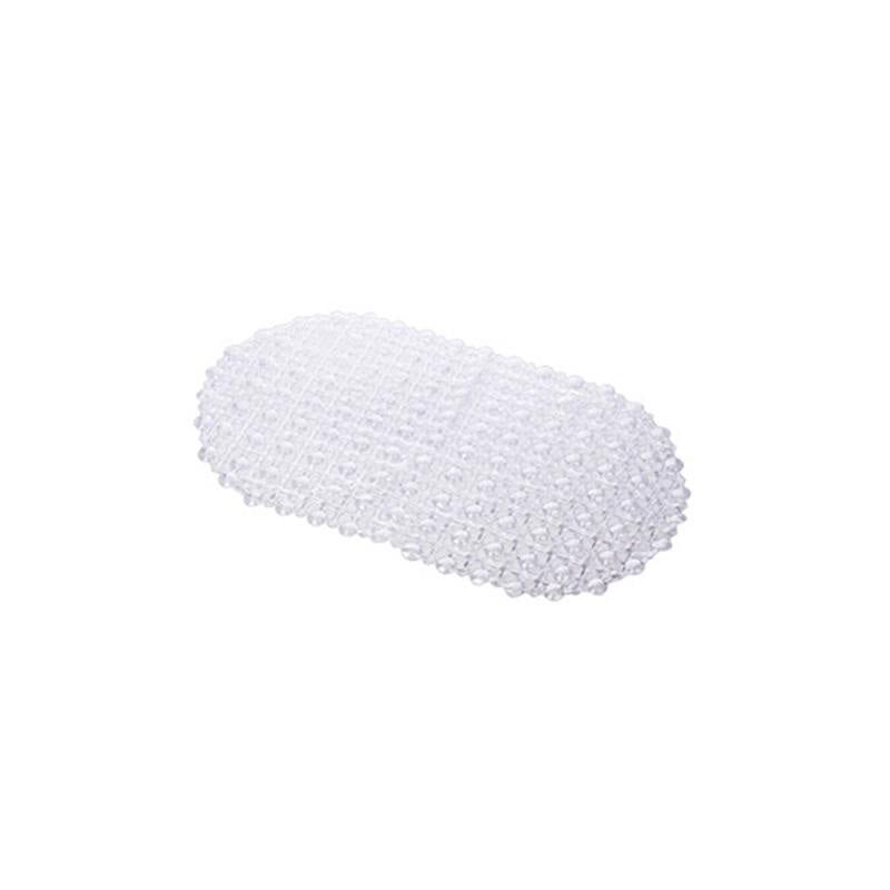 PVC Bath Rug Oval Water Drop Bathroom Tub Non-slip Mat Bath Oval Bedroom Floor Shower Mat Absorbent Carpet Four-color Choice