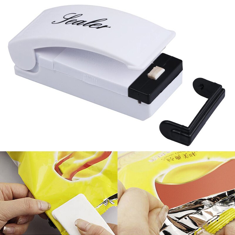 Sealing Machine Mini Portable Food Clip Heat Sealing Machine Home Kitchen Storage Snack Bag Food Packaging Heat Sealer Gadget