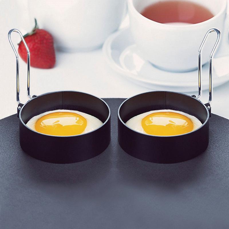 Stainless Steel Fried Egg Round Shaper Nonstick Omelette Pancake Maker Egg Mold Boiler Kitchen Tools Cooking Baking Accessories