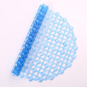 Tub Bath Shower Rug PVC Anti-Slip Anti-Mildew Bath Clear Bubble Mat With Sucker Bathtub Safety Shower Soft Massage Floor Pad